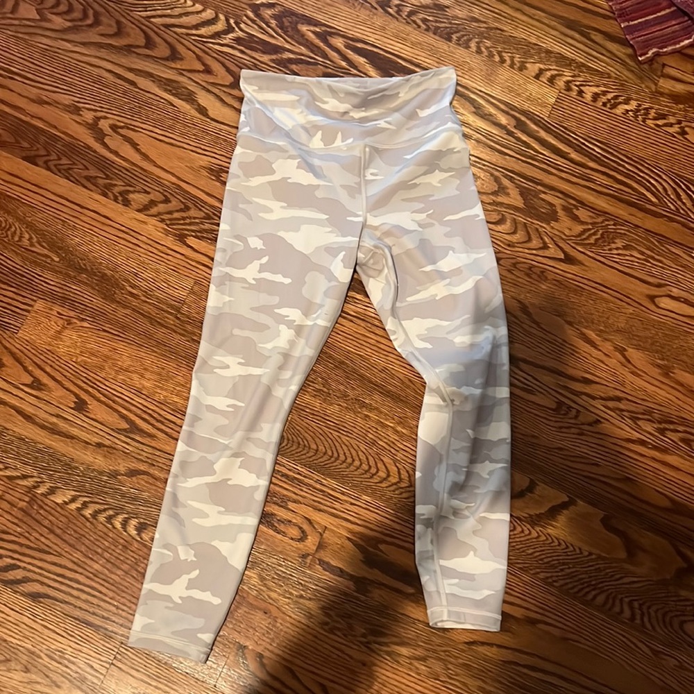White Camo Athleta Leggings